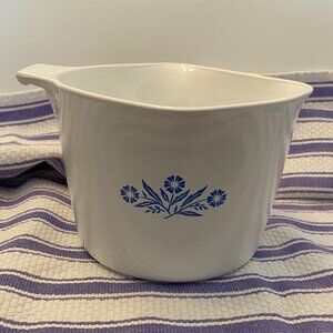 FREE SHIPPING!! The Vintage Corning Ware White Blue Cornflower 4c, 1QT Bowl/Cup
